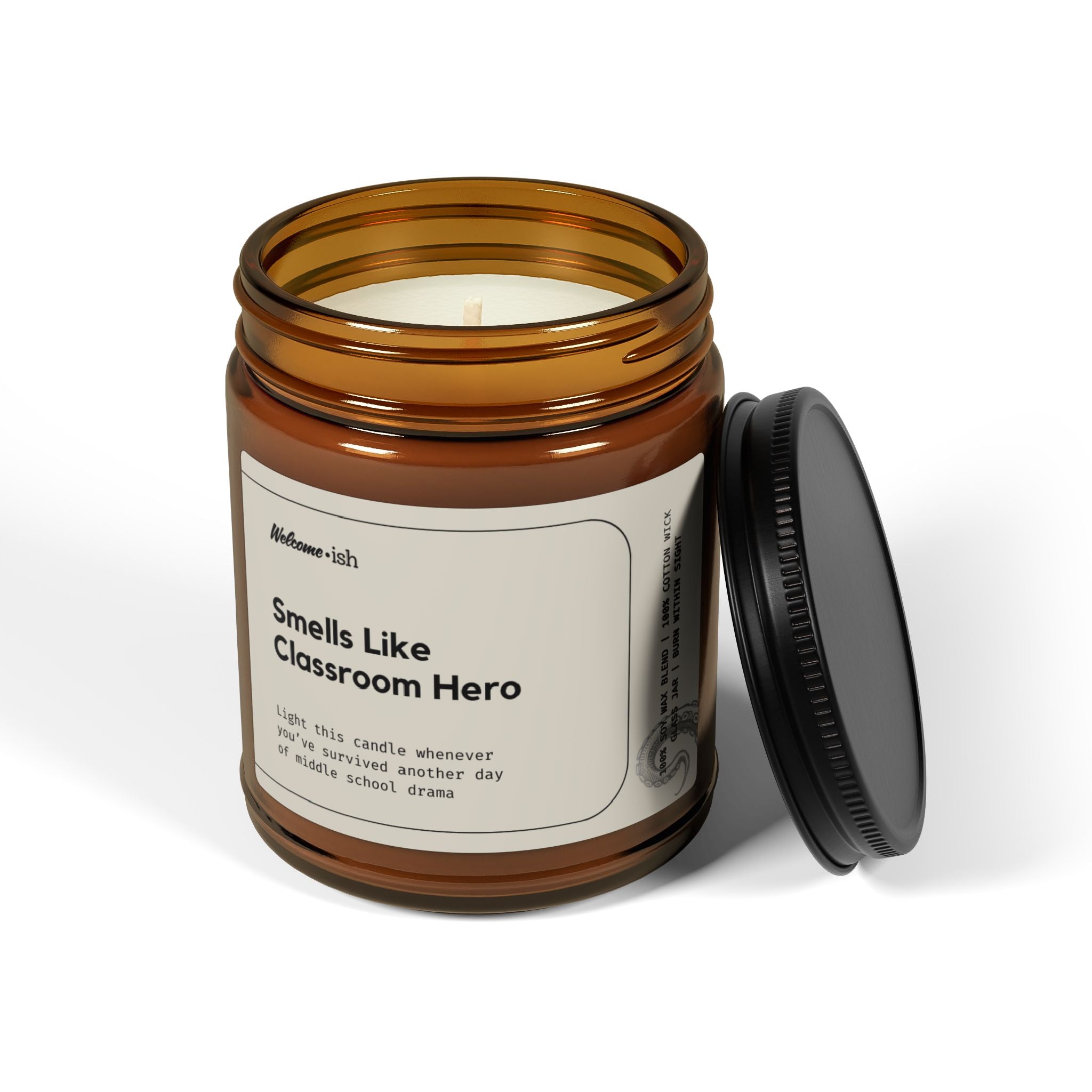 Smells Like Classroom Hero Scented Soy Candle