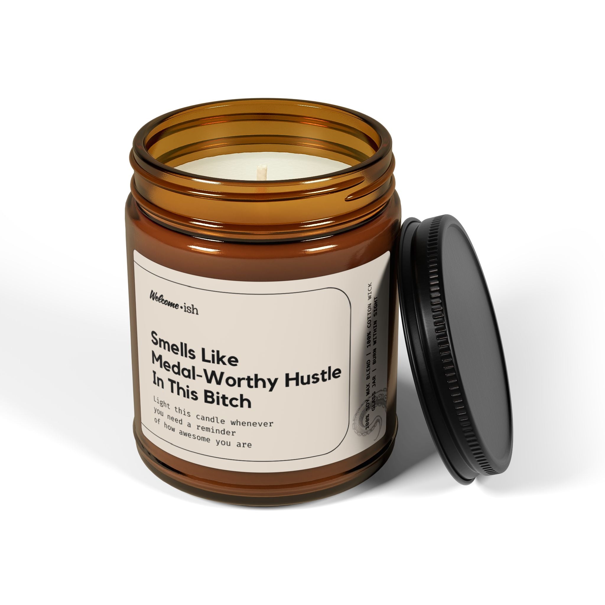 Smells Like Medal-Worthy Hustle Scented Soy Candle