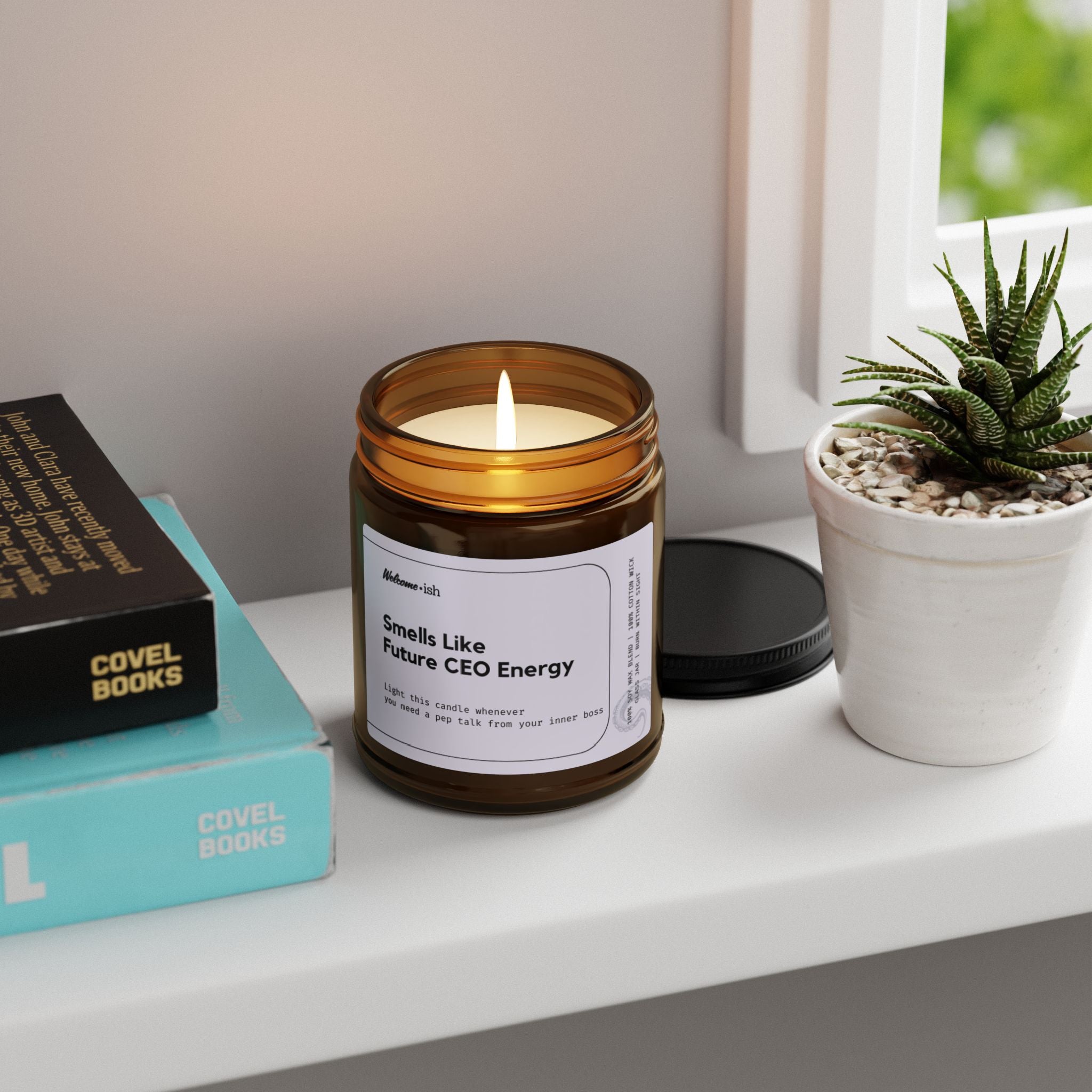 SMELLS LIKE FUTURE CEO ENERGY Scented Soy Candle