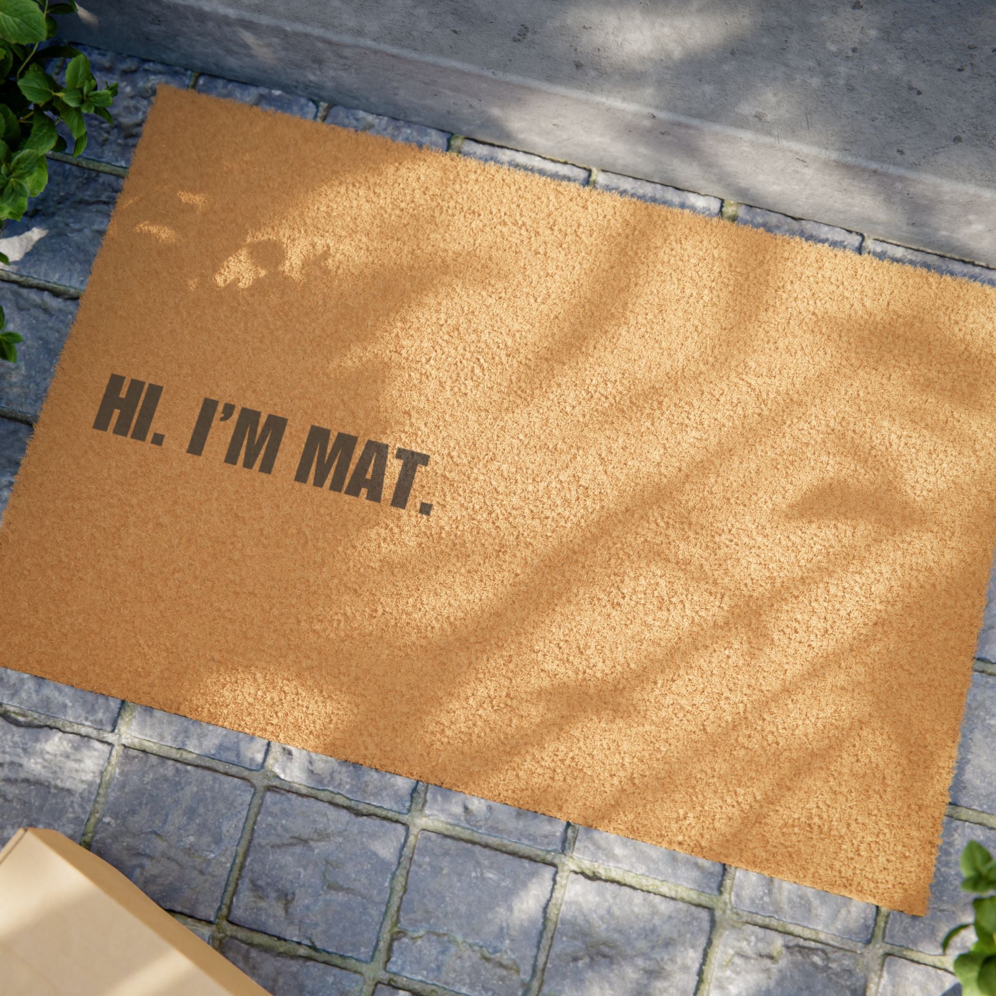 Hi. I'm Mat - Doormat