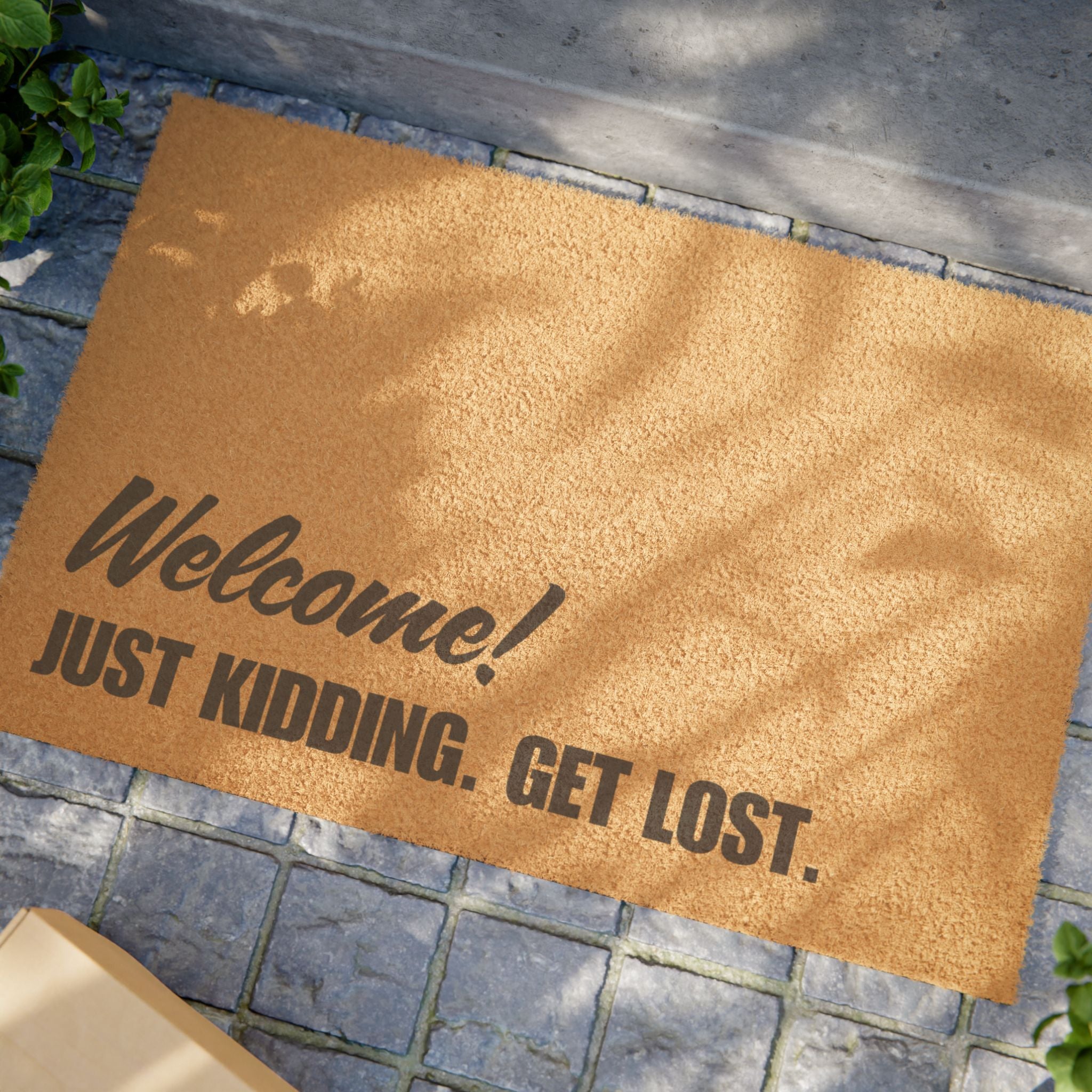 Welcome! Just Kidding. Get Lost. Doormat