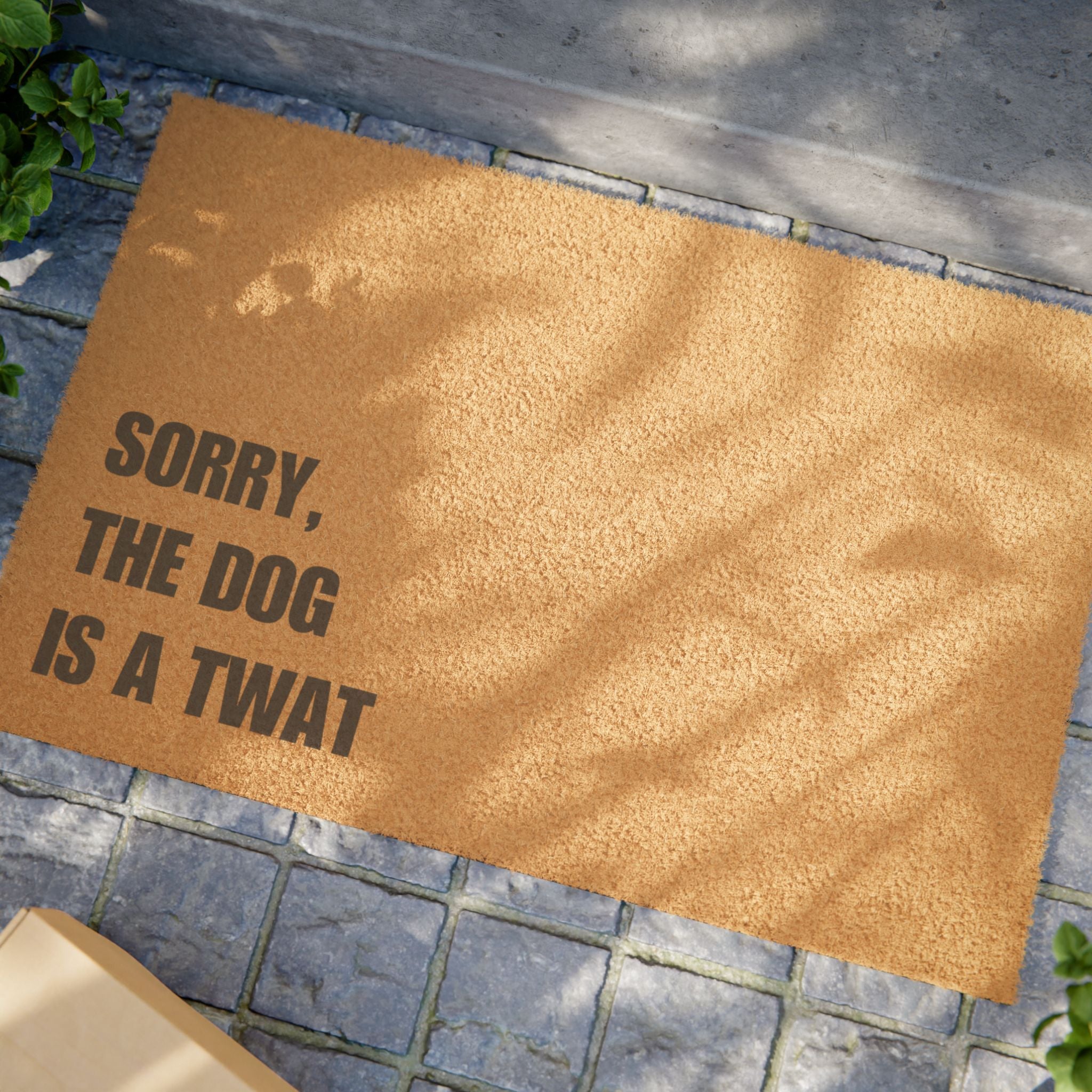 Sorry the Dog is a Twat Doormat