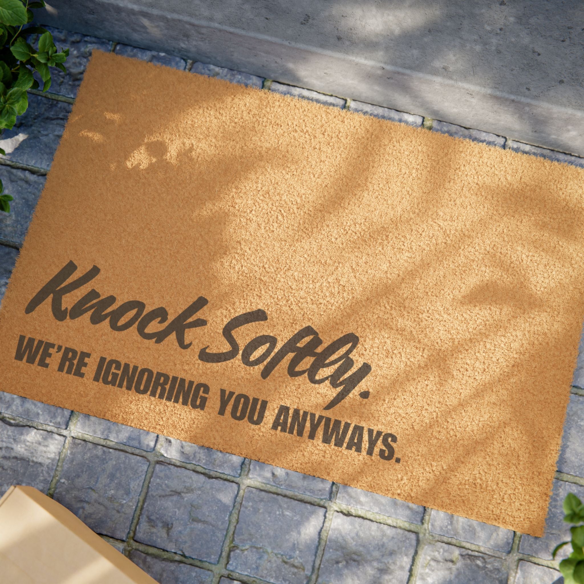 Knock Softly. We're Ignoring you Anyways Doormat