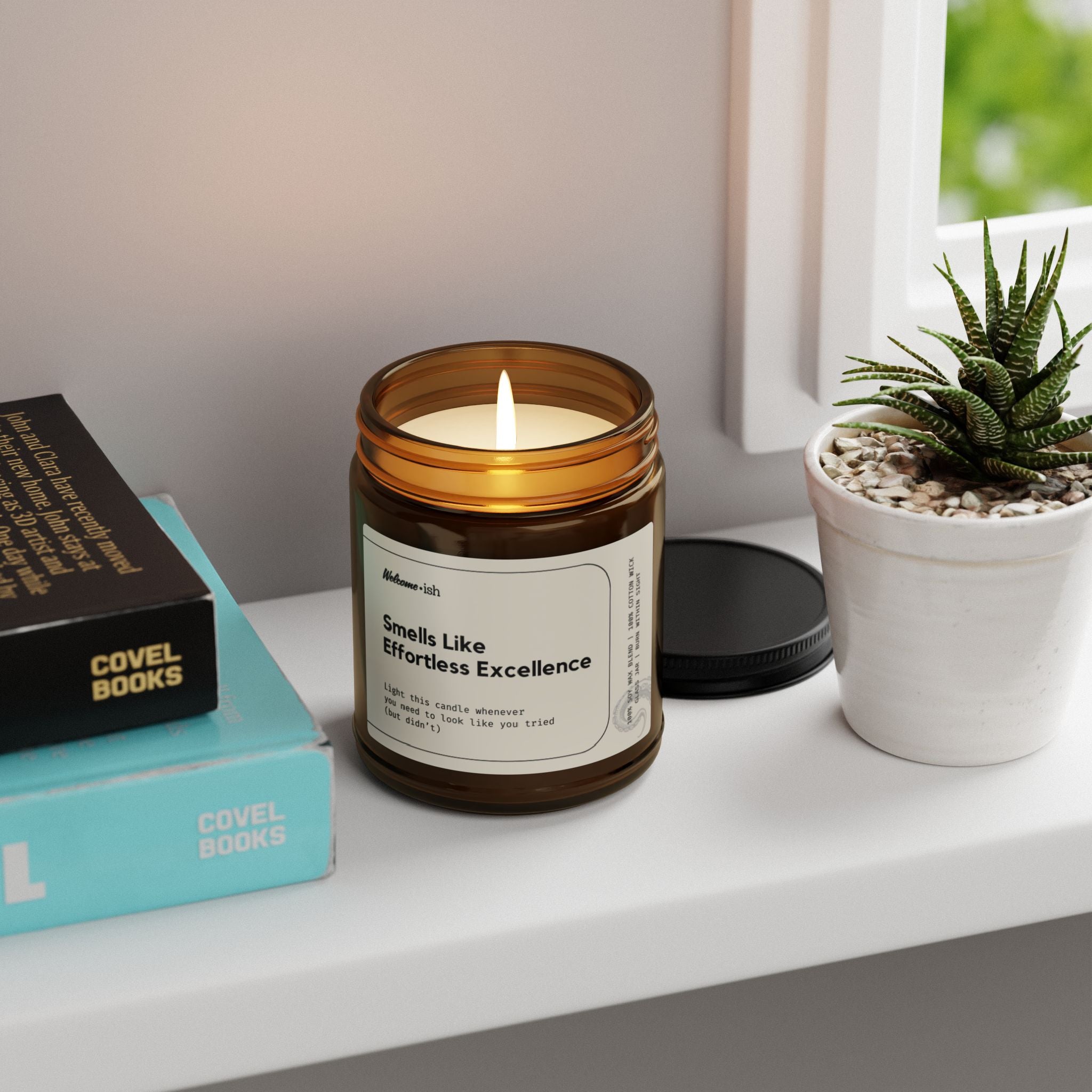 SMELLS LIKE EFFORTLESS EXCELLENCE Scented Soy Candle